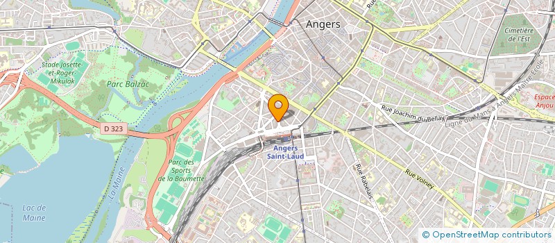 localisation de l'entreprise M.G à ANGERS