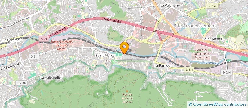 localisation de l'entreprise M.G. à MARSEILLE