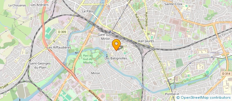 localisation de l'entreprise M&G à LE MANS
