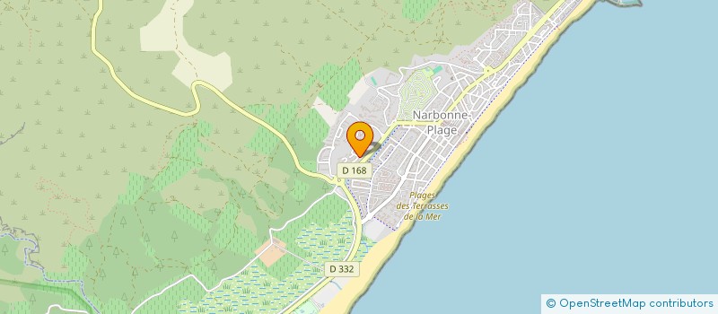 localisation de l'entreprise M.G.  NARBONNE