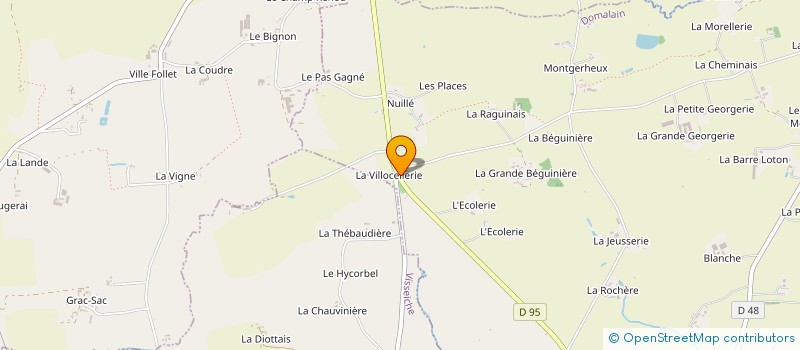 localisation de l'entreprise M&G  SAINT-JEAN-SUR-VILAINE