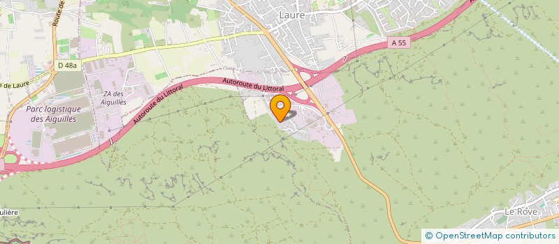 localisation de l'entreprise M.G  LE ROVE