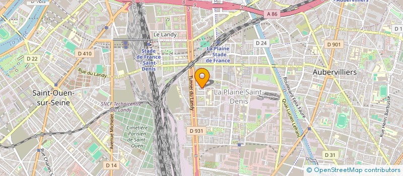localisation de l'entreprise M&G à SAINT-DENIS