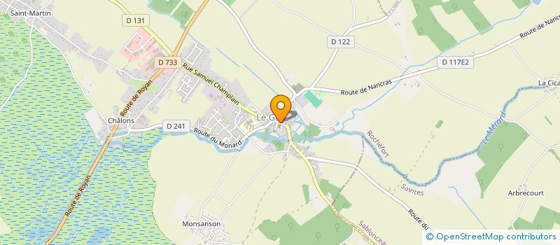 localisation de l'entreprise M.G.  NIEULLE-SUR-SEUDRE