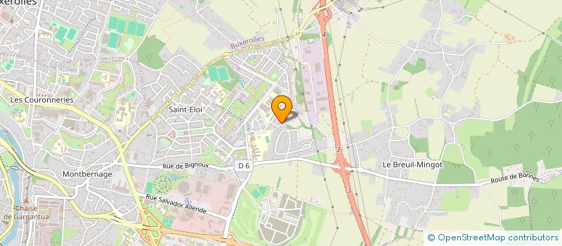 localisation de l'entreprise M&G  POITIERS