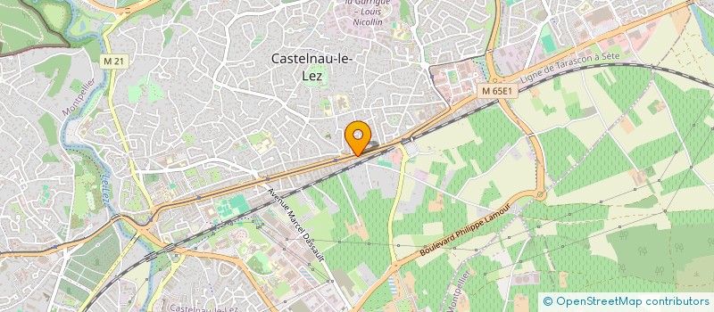 localisation de l'entreprise M G A à CASTELNAU-LE-LEZ