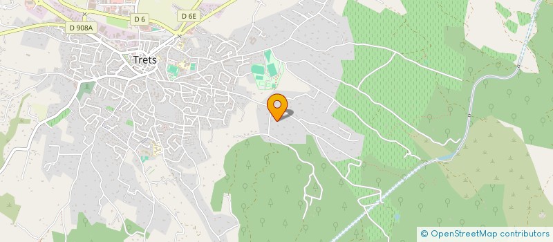 localisation de l'entreprise M.G.A. à TRETS