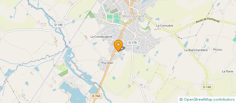 localisation de l'entreprise M.G.A.  COURLAY