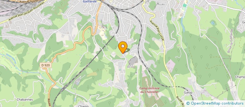 localisation de l'entreprise M-G-A ENERGIE  BRIVE-LA-GAILLARDE