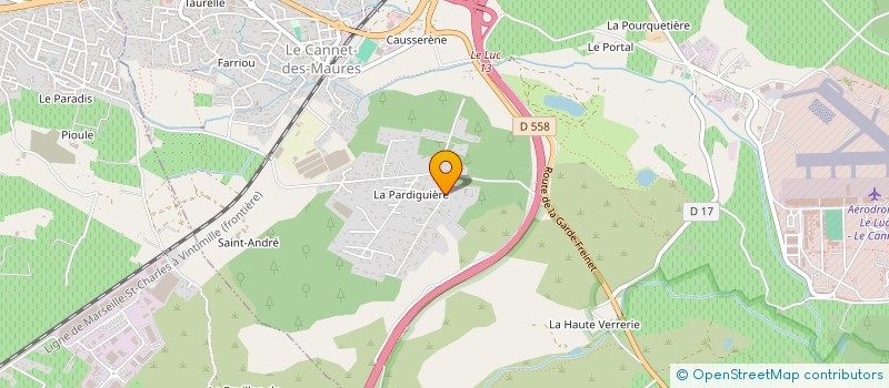 localisation de l'entreprise M.G.A.L BUSINESS  LE CANNET-DES-MAURES