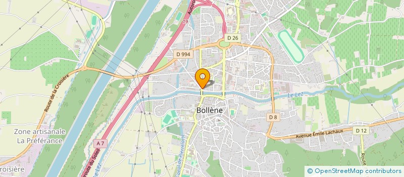 localisation de l'entreprise M G A MACONNERIE GENERALE AZIRAR à BOLLENE