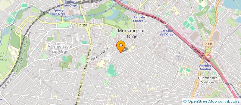 localisation de l'entreprise M.G ANIMATIONS  MORSANG SUR ORGE