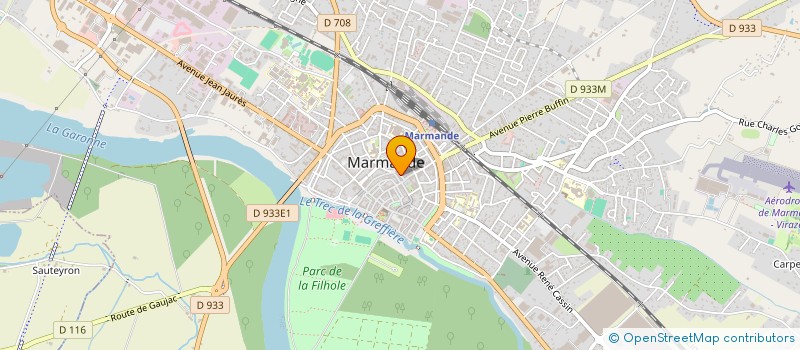 localisation de l'entreprise M.G. ARCHITECTES à MARMANDE