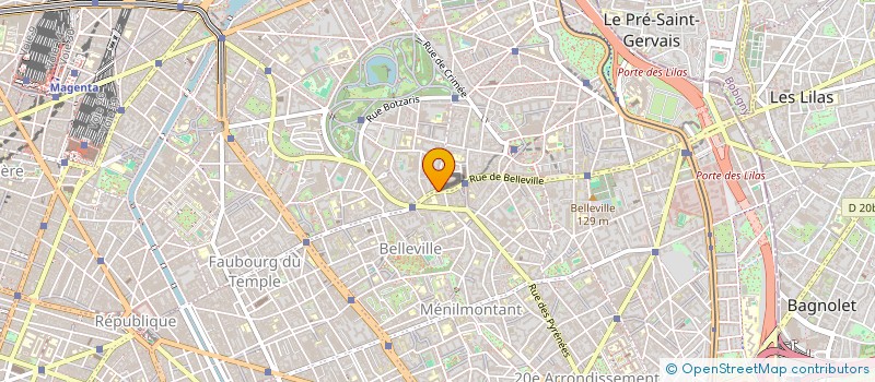 localisation de l'entreprise M G & ASSOCIES  PARIS