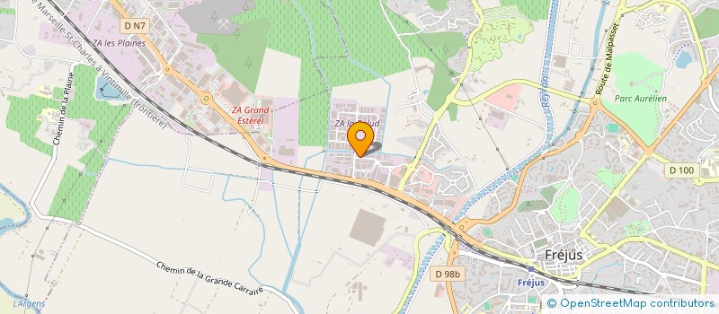 localisation de l'entreprise M G AZUR AMEUBLEMENT  FREJUS