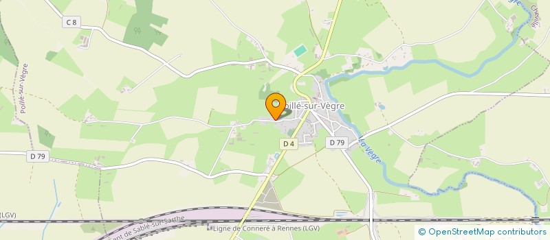 localisation de l'entreprise M G B à POILLE-SUR-VEGRE