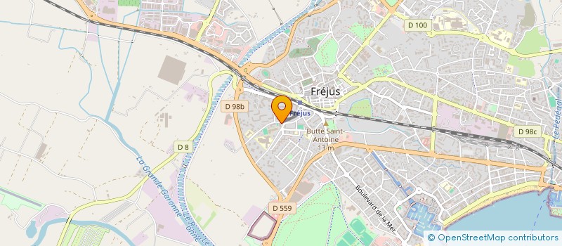 localisation de l'entreprise M G B à FREJUS