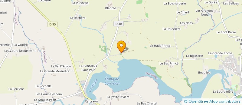 localisation de l'entreprise M.G.B.  BAIS