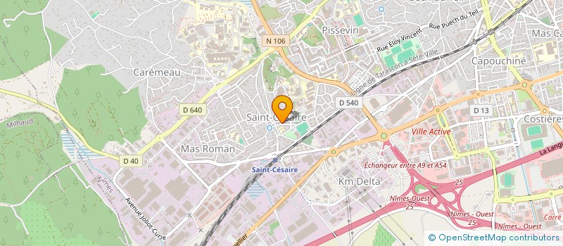 localisation de l'entreprise M.G.B. PHARMA à NIMES