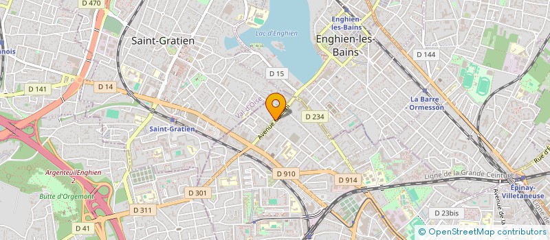 localisation de l'entreprise M-G BAT à EPINAY-SUR-SEINE