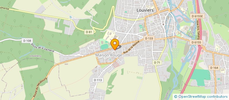 localisation de l'entreprise M G BATI CONCEPT  LOUVIERS