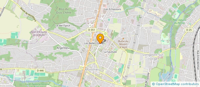 localisation de l'entreprise M.G BATIMENT  MONTLHERY