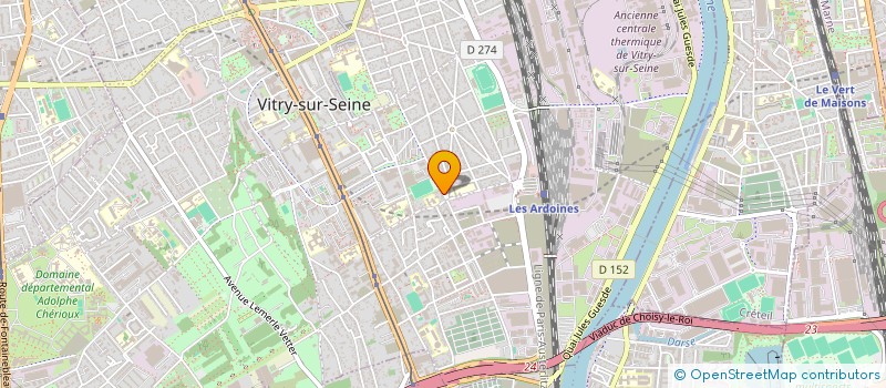 localisation de l'entreprise M & G BATIMENT  VITRY-SUR-SEINE