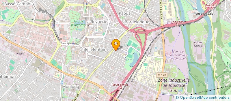 localisation de l'entreprise M.G BATIMENT à TOULOUSE
