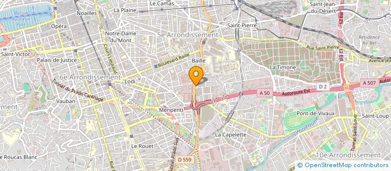 localisation de l'entreprise M.G.C. à MARSEILLE
