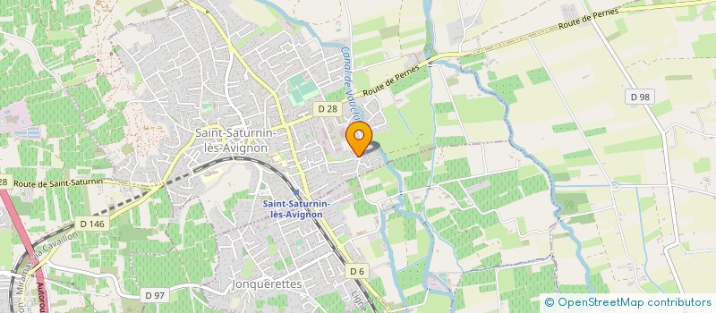 localisation de l'entreprise M. G. C.  PERNES-LES-FONTAINES