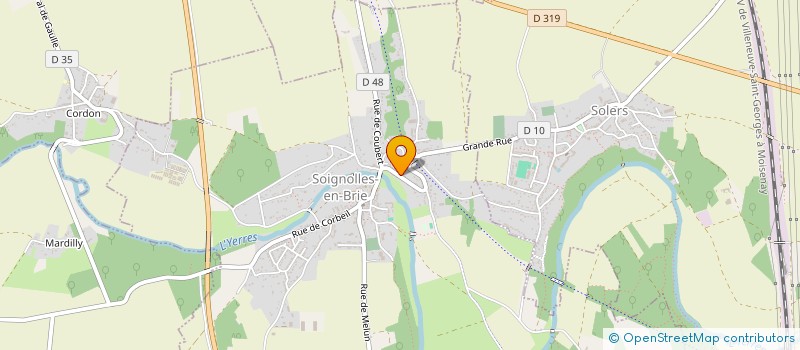 localisation de l'entreprise M G C COUVERTURE  SOIGNOLLES-EN-BRIE