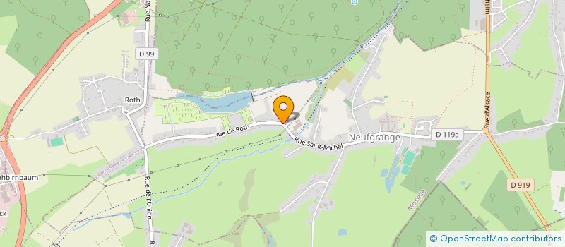 localisation de l'entreprise M.G.C. GROSS  NEUFGRANGE