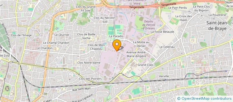 localisation de l'entreprise M G C L à SAINT-JEAN-DE-BRAYE