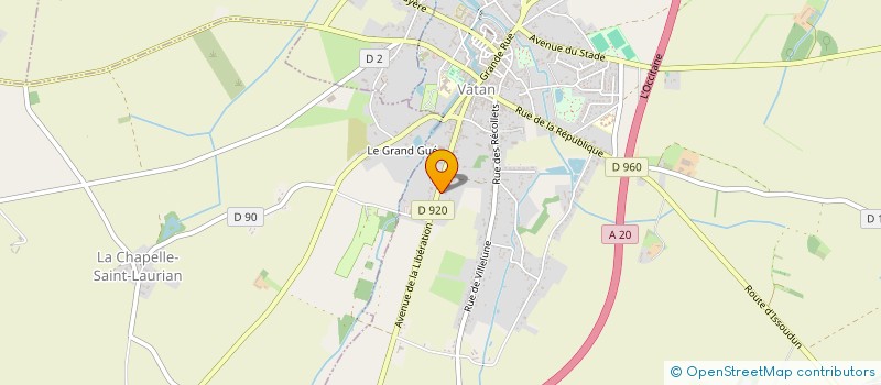 localisation de l'entreprise M.G.C.L à VATAN