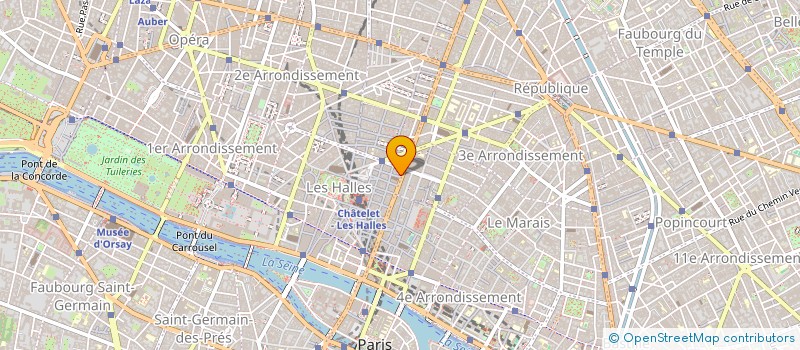 localisation de l'entreprise M G COMMUNICATION & DEVELOPPEMENT à PARIS