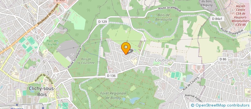 localisation de l'entreprise M&G CONCEPT  COUBRON