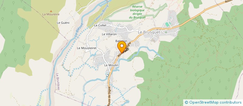 localisation de l'entreprise M.G.D.  PRADS-HAUTE-BLEONE