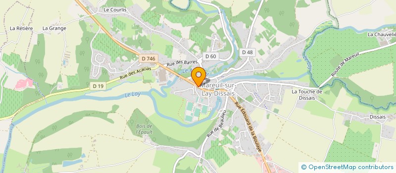 localisation de l'entreprise M.G.D.L. à MAREUIL-SUR-LAY-DISSAIS