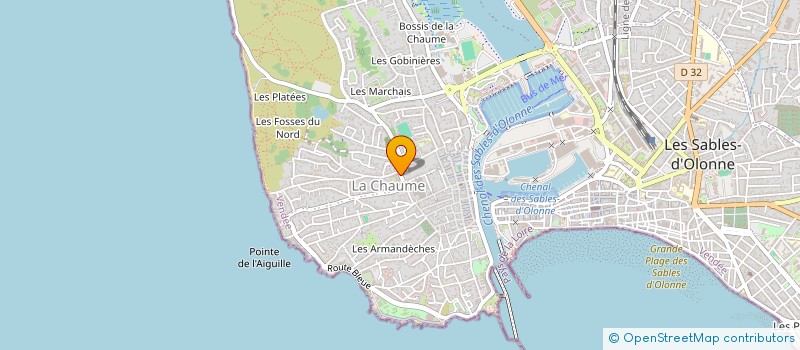 localisation de l'entreprise M.G DE SUEDE à LES SABLES D'OLONNE