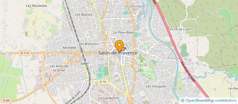 localisation de l'entreprise M G DISTRIBUTION à SALON-DE-PROVENCE