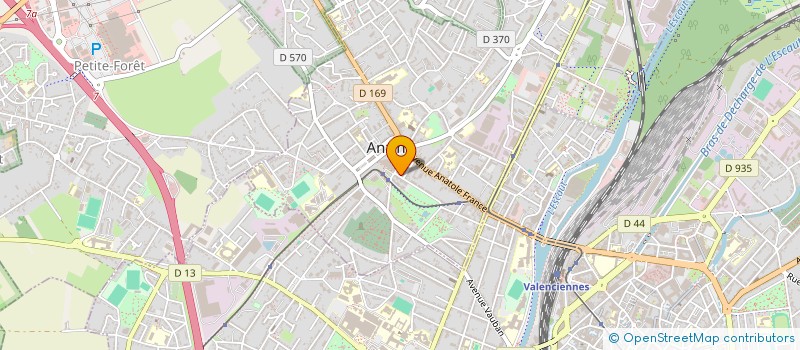 localisation de l'entreprise M.G DISTRIBUTION à ANZIN