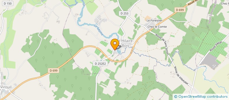 localisation de l'entreprise M.G.E.  SAINT-HILAIRE-DU-BOIS