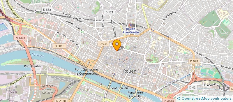 localisation de l'entreprise M.G.E.A. à ROUEN