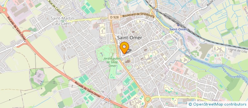 localisation de l'entreprise M G EVASION à SAINT-OMER