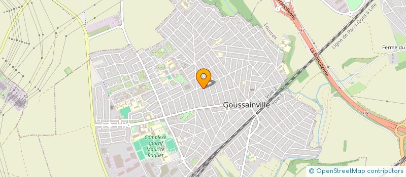 localisation de l'entreprise M G EVENT'S  GOUSSAINVILLE