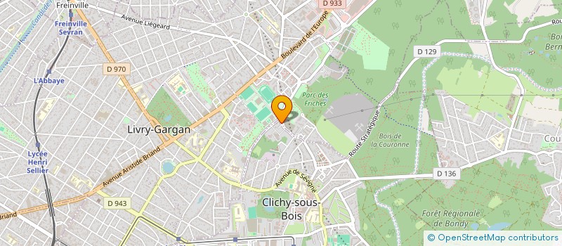 localisation de l'entreprise M.G.F.T. à CLICHY-SOUS-BOIS