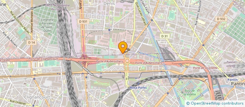 localisation de l'entreprise M & G FASHION  AUBERVILLIERS