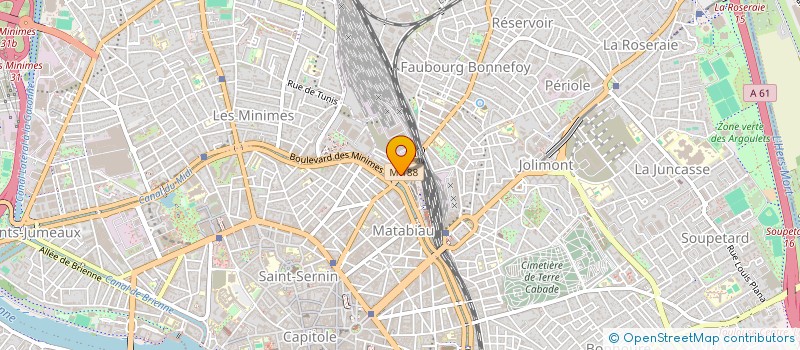 localisation de l'entreprise M.G.H à TOULOUSE