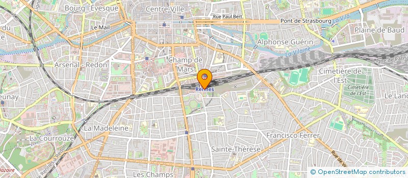 localisation de l'entreprise M.G.I  RENNES