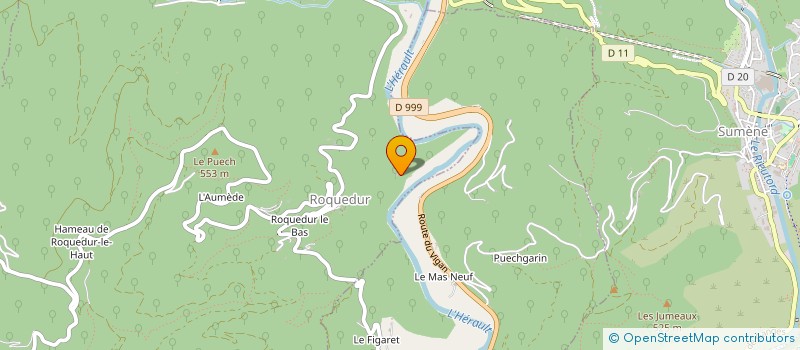 localisation de l'entreprise M G I  ROQUEDUR